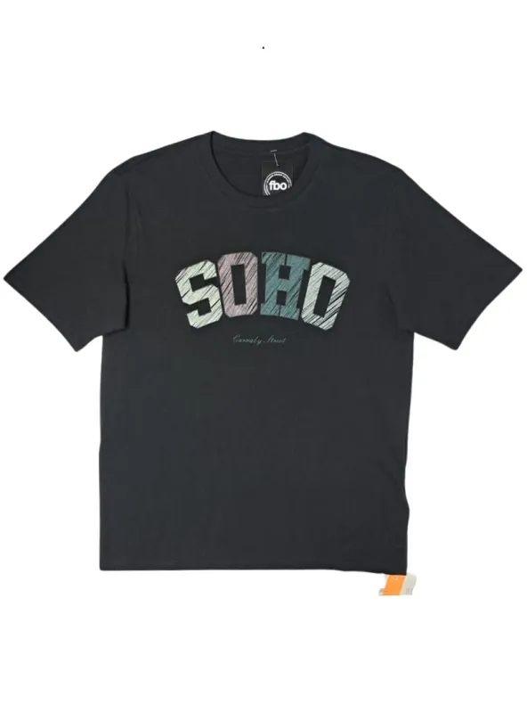 International Brand Mens Printed T-shirt - Black sold by FBO