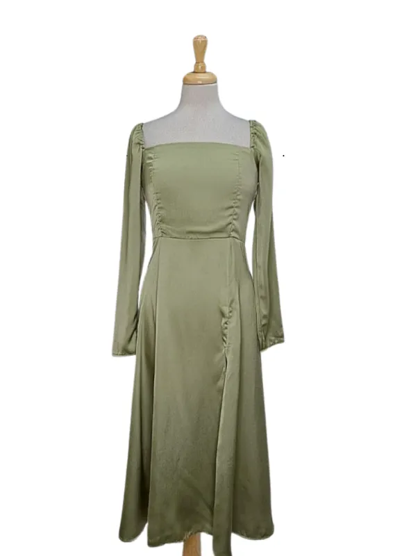 Shein Ladies Dress - Green made by FBO