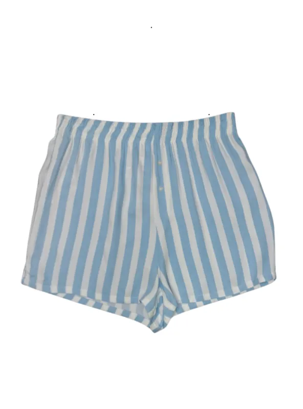 Forever 21 ladies Short - Striped Blue/White made by Forever 21