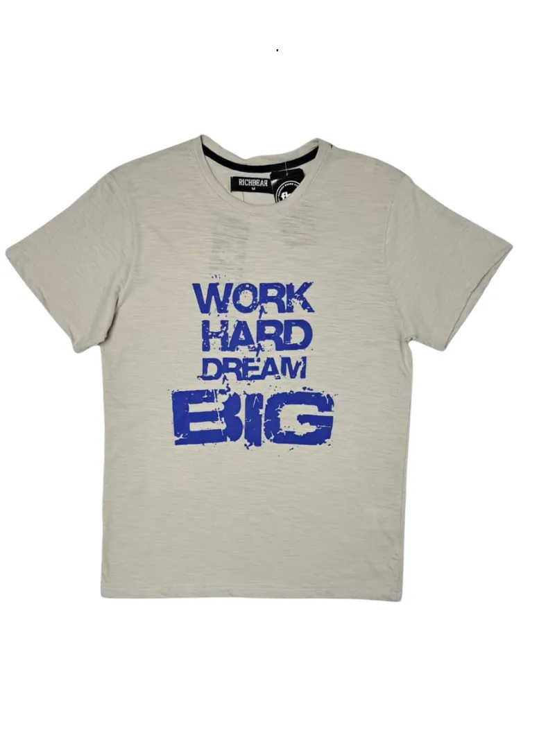 Rich Bear Mens tshirt - Grey/Blue sold by FBO