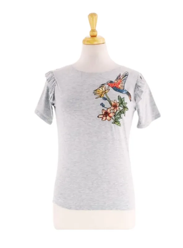 EMBROIDERED DETAIL T-SHIRT sold by FBO