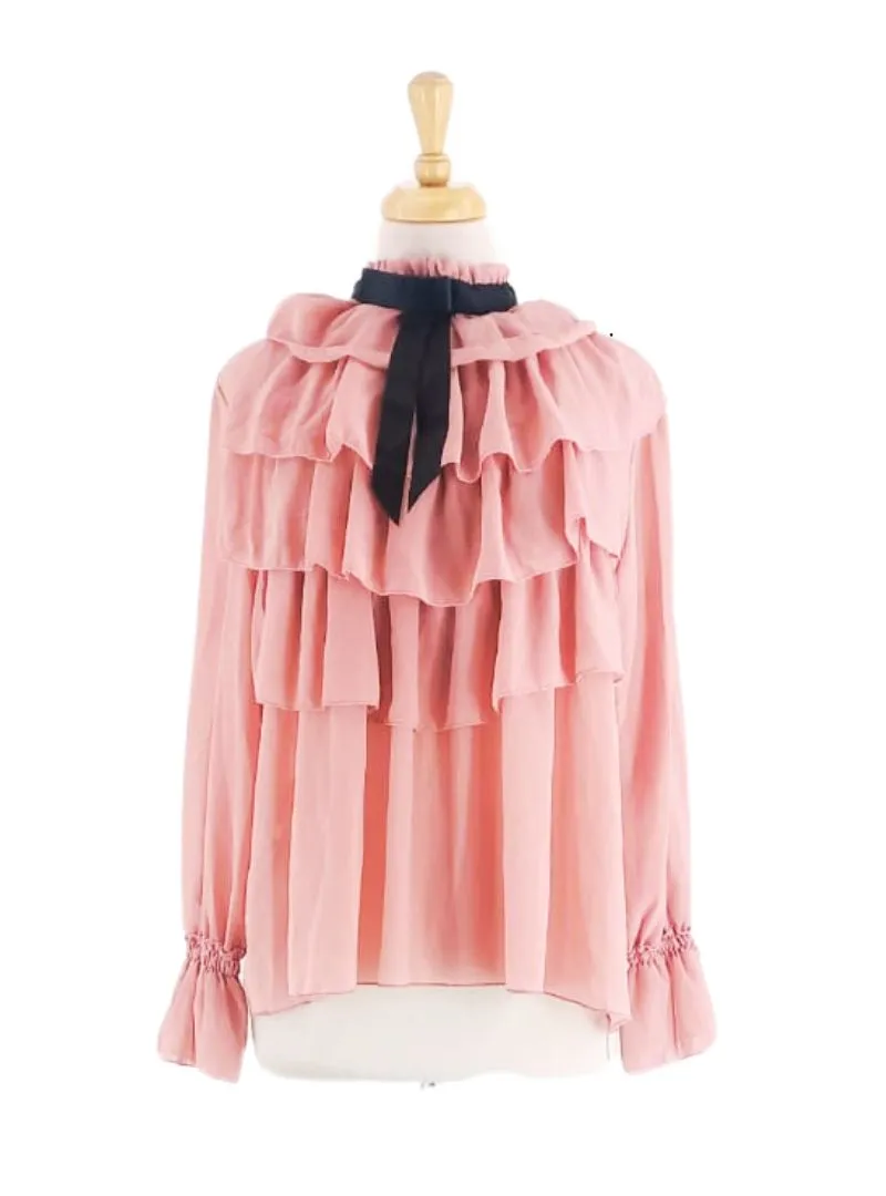 RUFFLE DETAILED BLOUSE sold by FBO