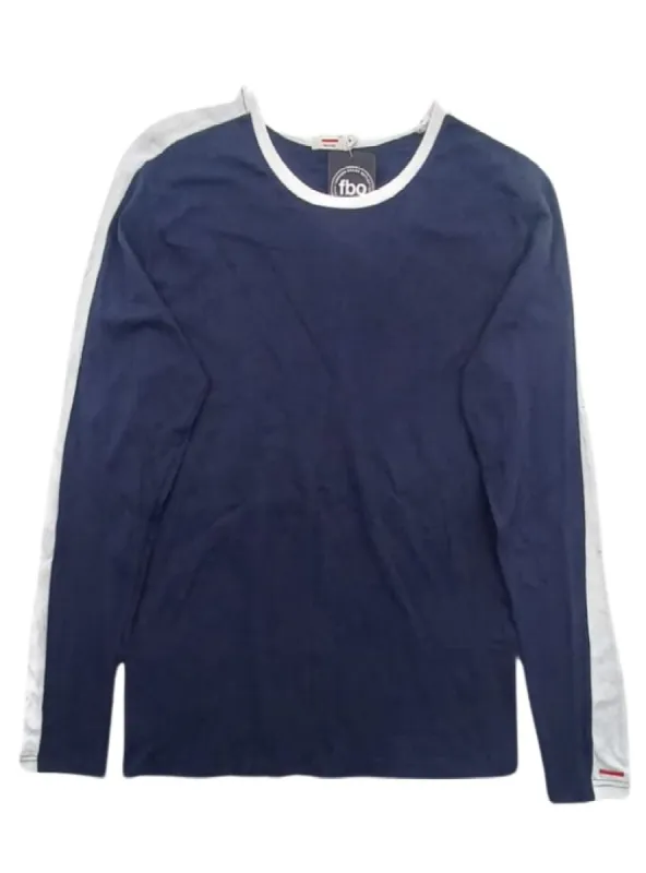 SIDE STRIPED LONG SLEEVE T-SHIRT sold by FBO