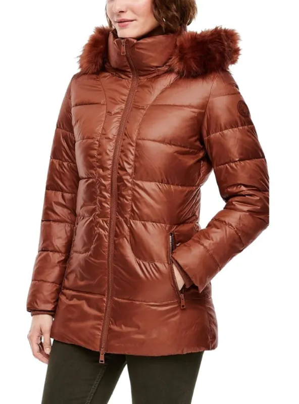 BASIC HOODED PUFFER JACKET sold by FBO