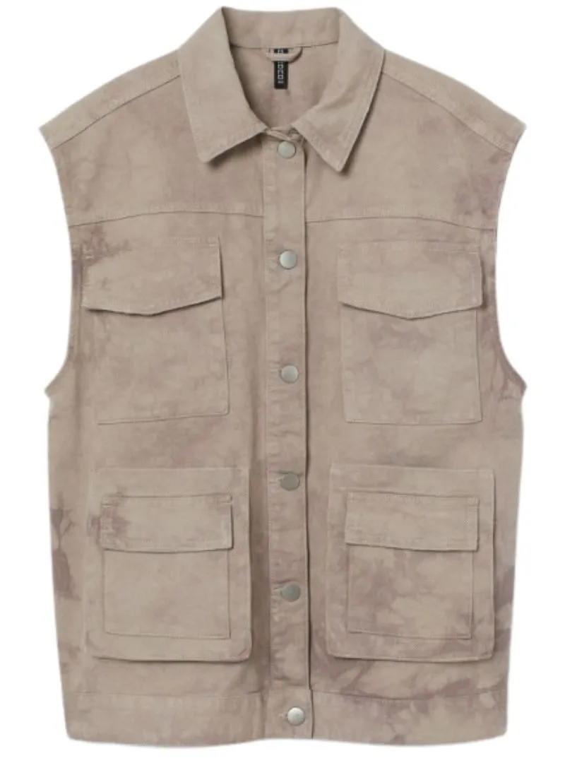 TWO TONED SLEEVELESS DENIM JACKET sold by FBO