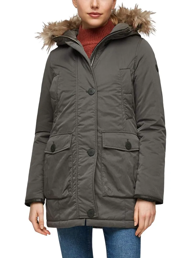 FUR HOODED PARKA JACKET sold by FBO product image thumbnail 2
