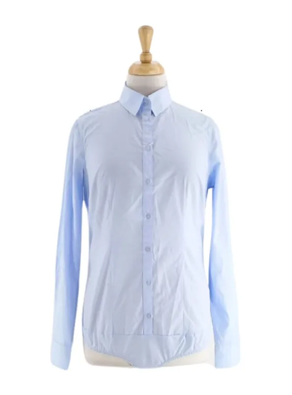 BASIC BUTTON UP BLOUSE sold by FBO