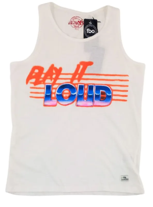 PRINTED STATEMENT VEST sold by FBO