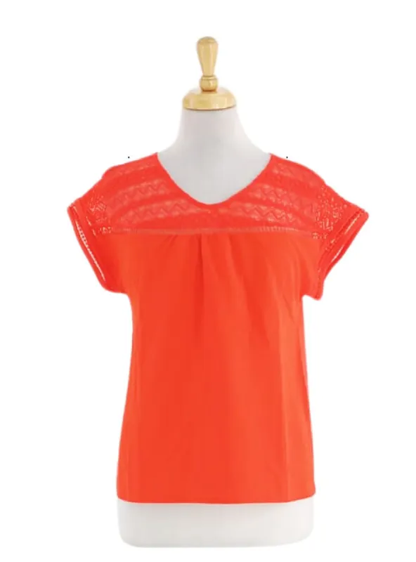 LACE TOP DETAILED BLOUSE sold by FBO