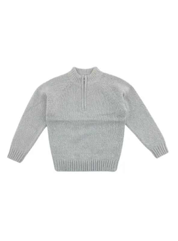 HALF ZIP KNIT TOP sold by FBO