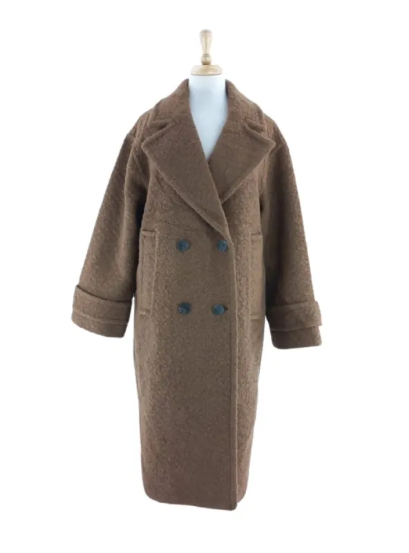 DOUBLE BUTTONED TEDDY COAT sold by FBO