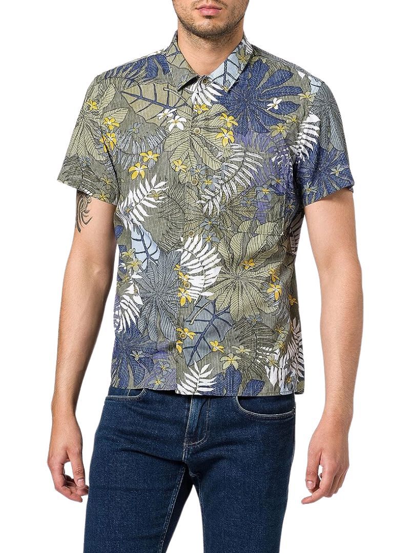 FLORAL PRINT SHIRT sold by FBO