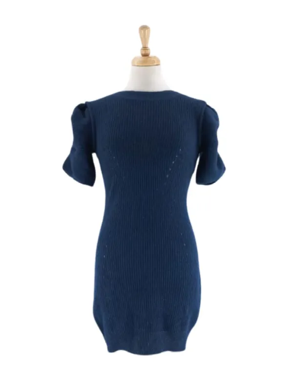 DETAILED FLEECE DRESS sold by FBO