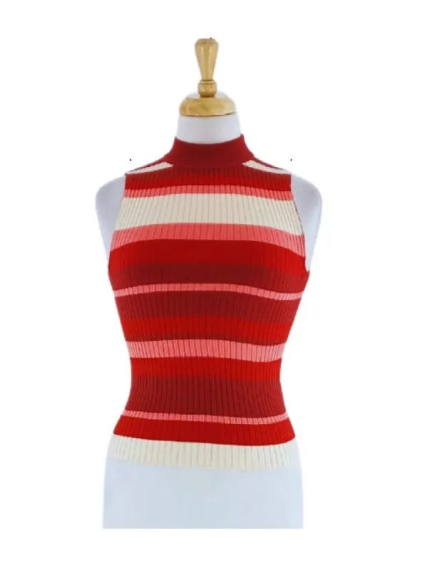 RIBBED HALTER NECK TOP sold by FBO