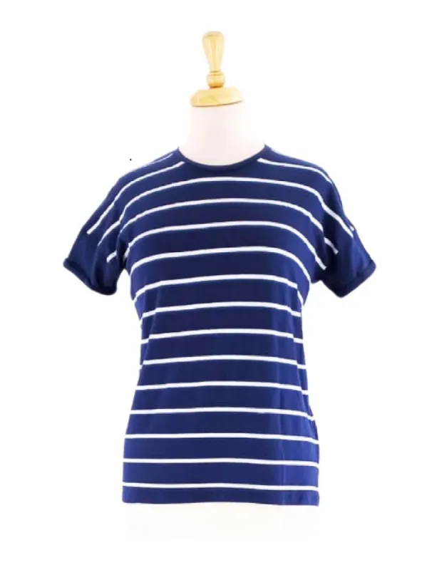 STRIPED PRINT TEE sold by FBO