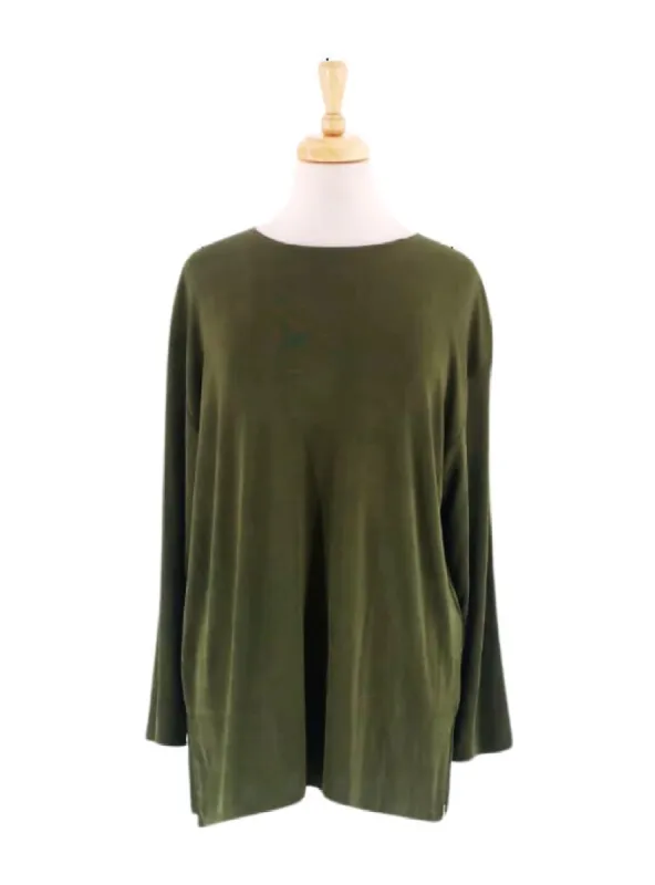 TEXTURED SLEEVE BLOUSE sold by FBO