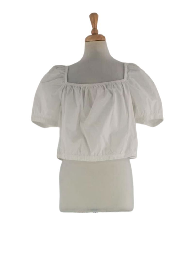 PUFF SLEEVE OFF THE SHOULDER TOP sold by FBO