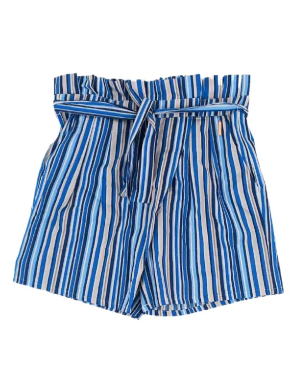 STRIPED PATTERNED SHORTS (WITH BELT) sold by FBO