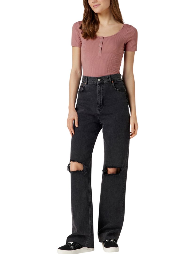 RIBBED FITTED TOP sold by FBO