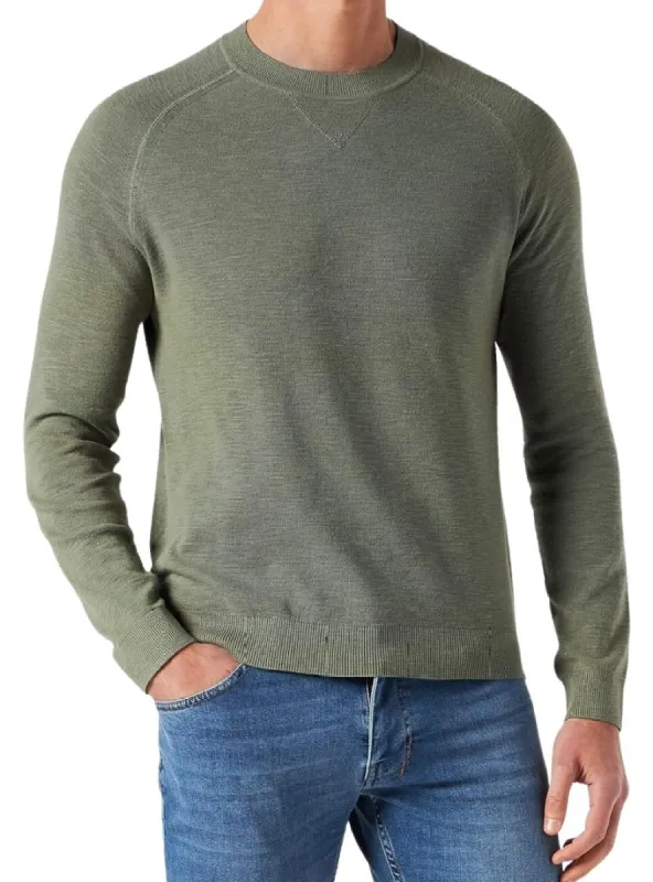CREW NECK KNIT SWEATER sold by FBO