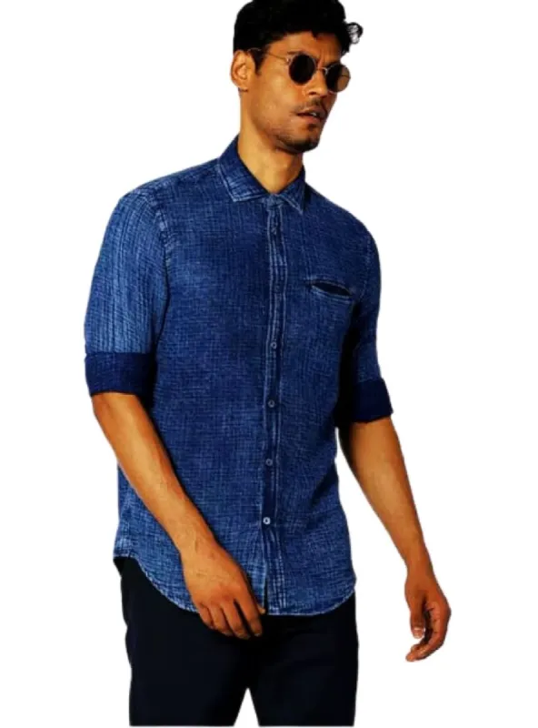 DENIM CASUAL SHIRT sold by FBO