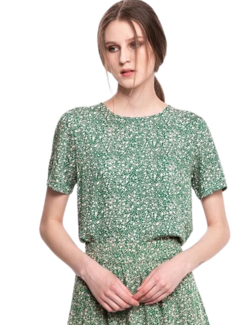 DETAILED PUFF SLEEVE BLOUSE sold by FBO