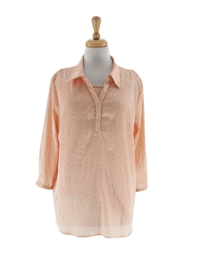 TEXTURED DETAILED BLOUSE sold by FBO