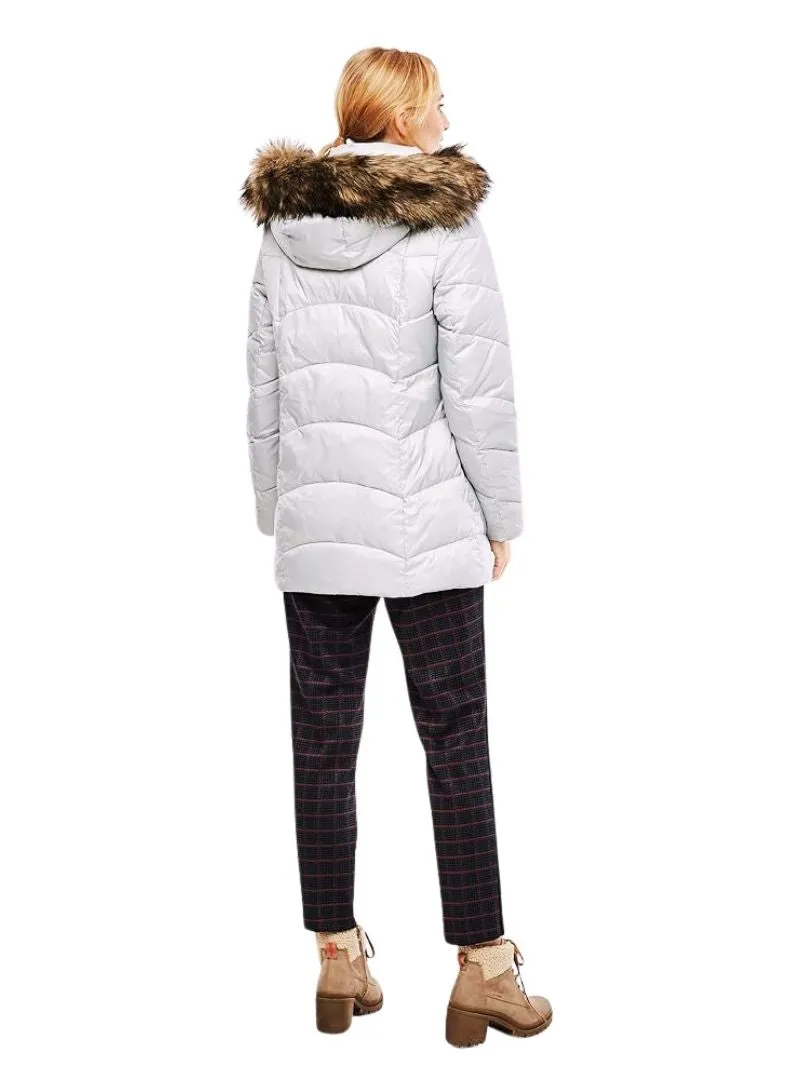 FAUX FUR HOODED PUFFER JACKET sold by FBO product image thumbnail 2