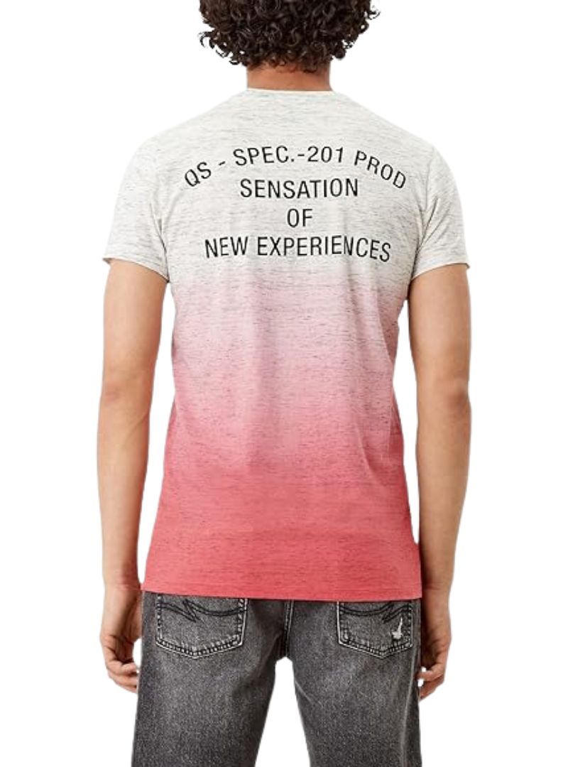 DETAILED TWO TONE PRINTED TEE sold by FBO product image thumbnail 3