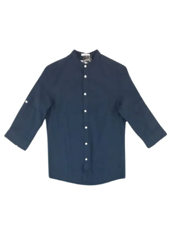 DETAILED CHINESE COLLAR SHIRT sold by FBO