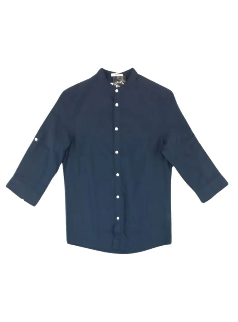 DETAILED CHINESE COLLAR SHIRT sold by FBO