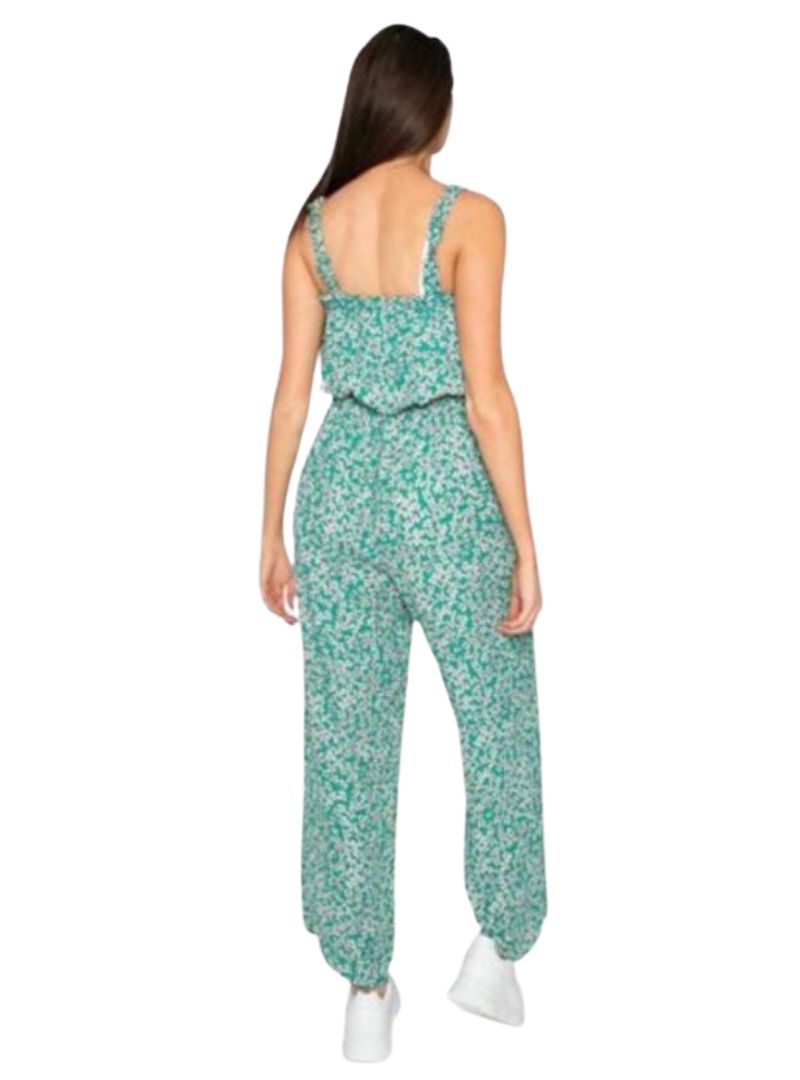 FLORAL DETAIL RUFFLED STRAP JUMPSUIT sold by FBO product image thumbnail 2
