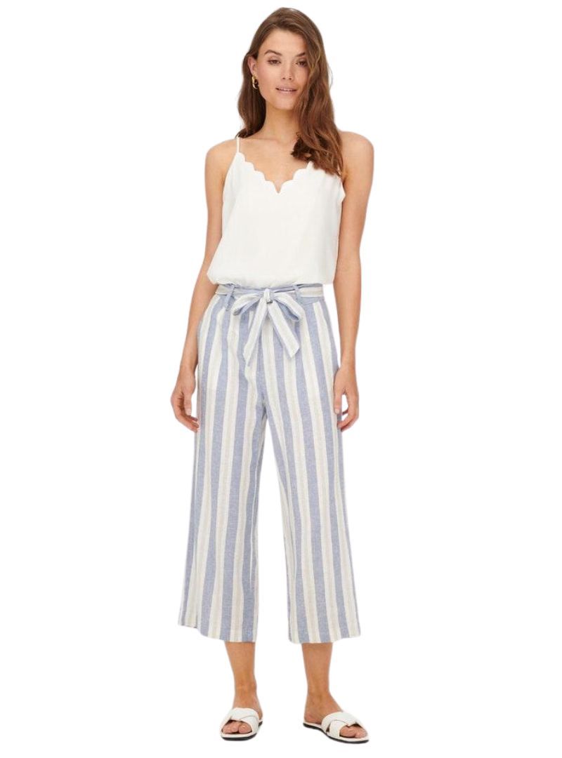 STRIPED WIDE LEG TROUSER sold by FBO