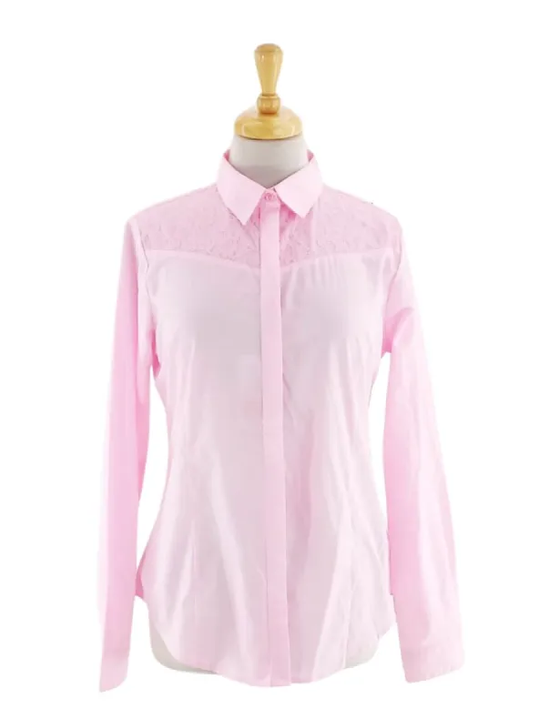 LACE DETAIL CASUAL BLOUSE sold by FBO