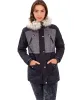 COMBO FUR HOODED PARKA JACKET sold by FBO