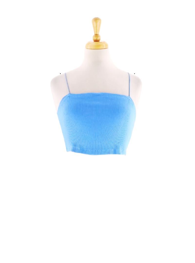 RIBBED BRALETTE CROPPED TOP sold by FBO