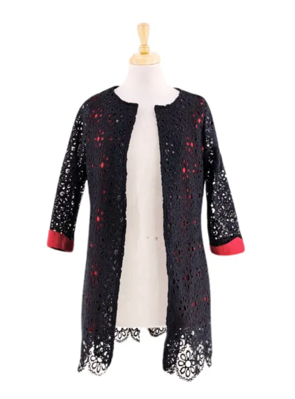 LACE DETAILED JACKET sold by FBO