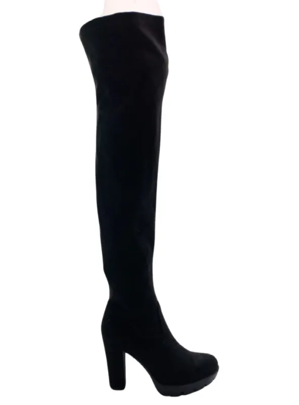 KNEE HIGH CHUNKY BOOT sold by FBO