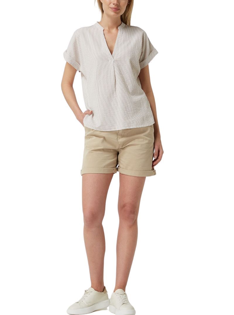 STRIPED LINEN BLOUSE sold by FBO