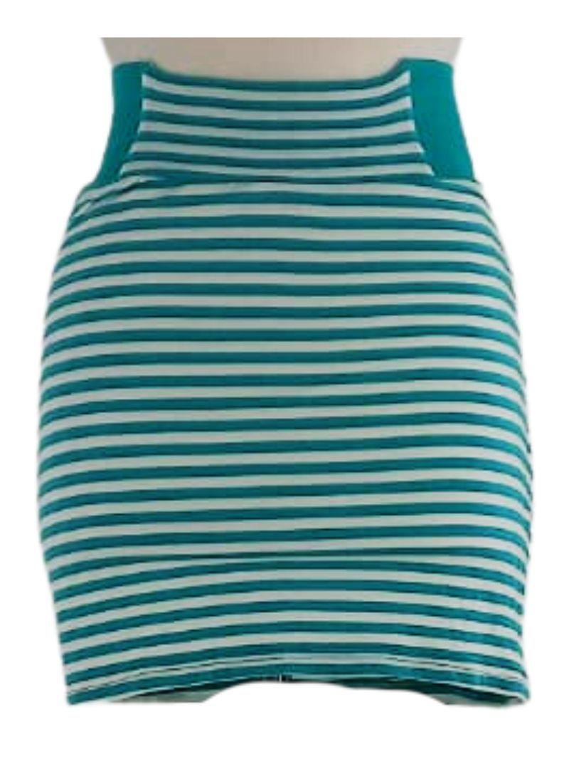 STRIPED MINI SKIRT sold by FBO