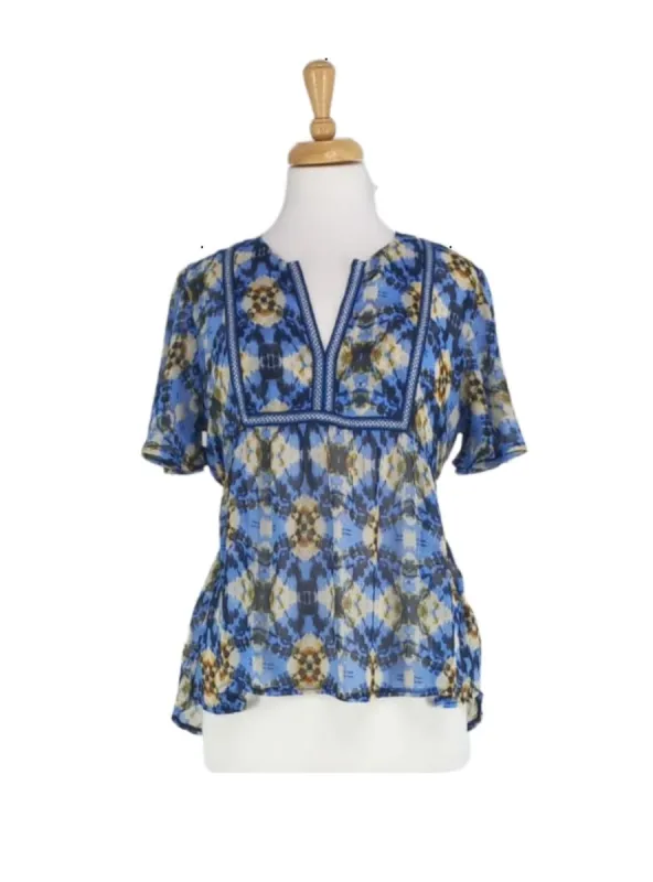 MESH FLORAL TOP sold by FBO