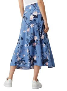 DETAILED A-LINE MIDI SKIRT sold by FBO