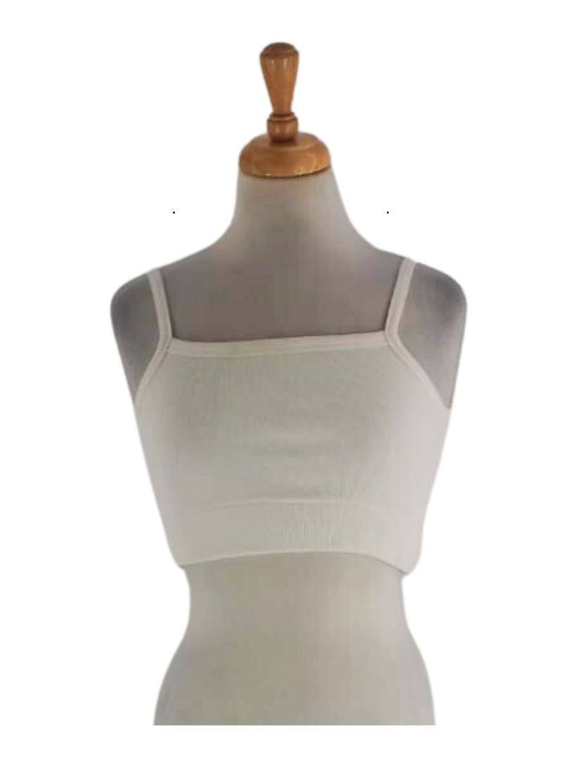 RIBBED CROP TOP sold by FBO