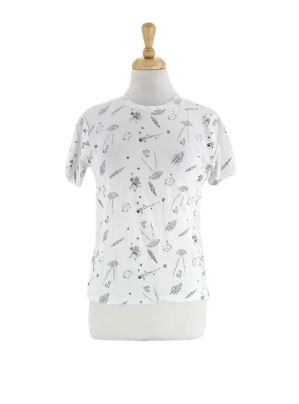 DETAILED PRINTED TEE sold by FBO