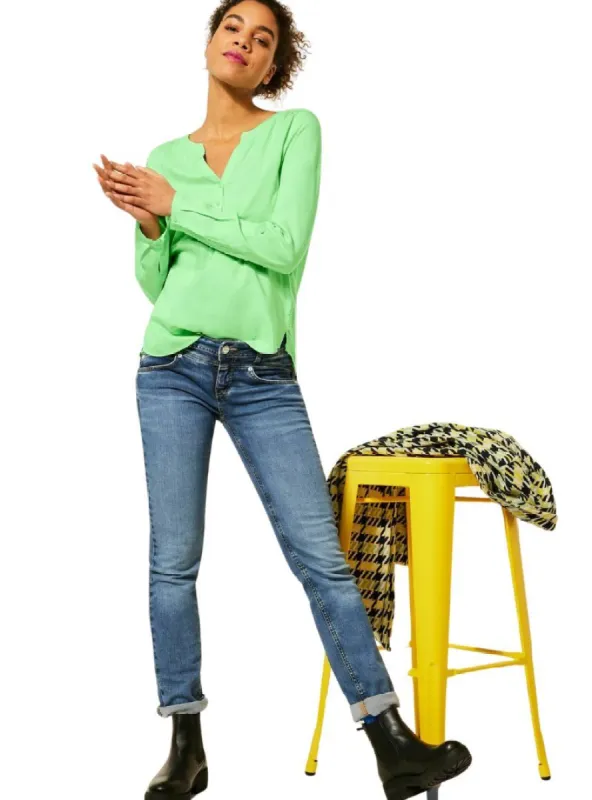 HALF BUTTONED BLOUSE sold by FBO