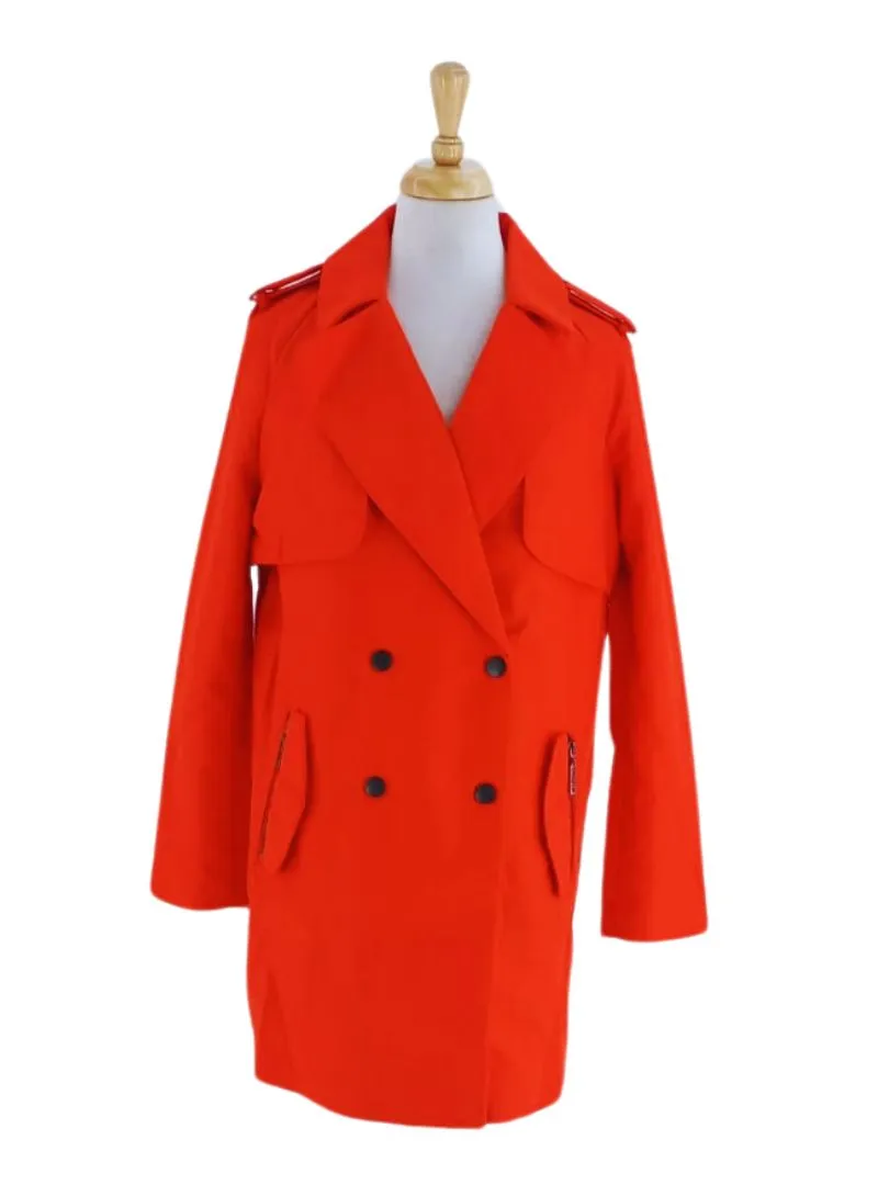 DETAILED DOUBLE BREAST COAT sold by FBO