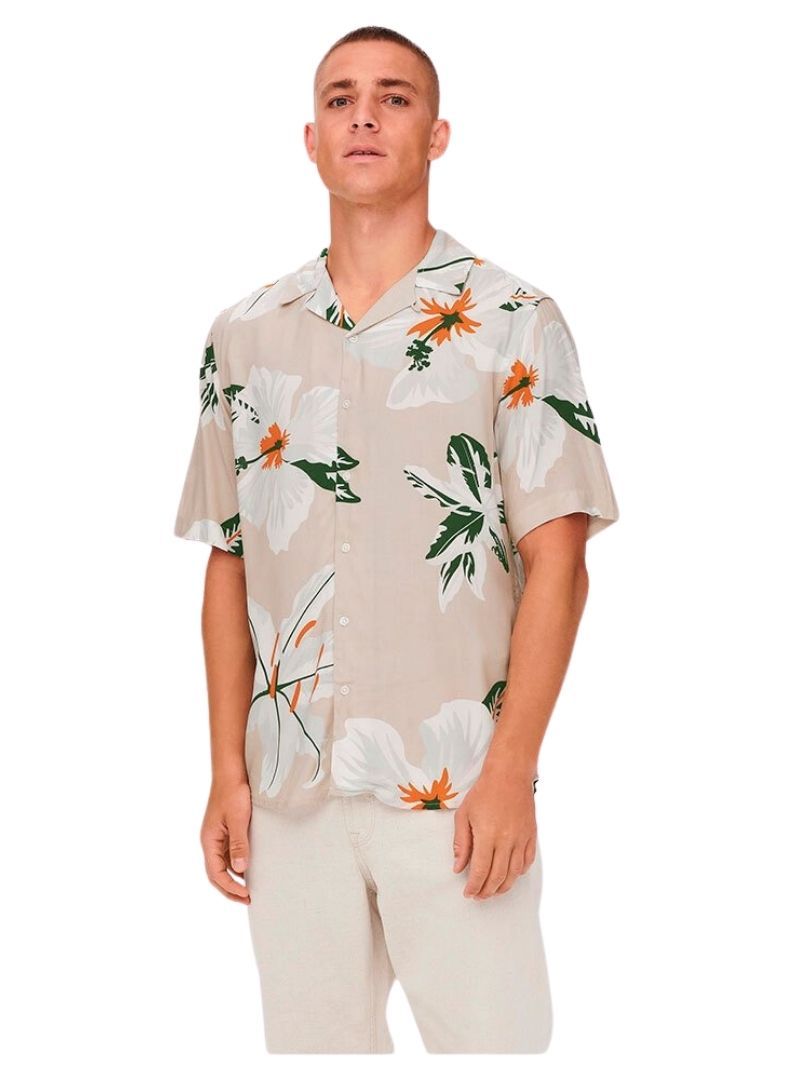 TROPICAL PRINT SHIRT sold by FBO
