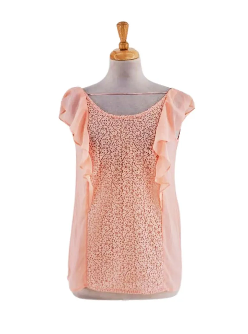 DETAILED FRILL BLOUSE sold by FBO