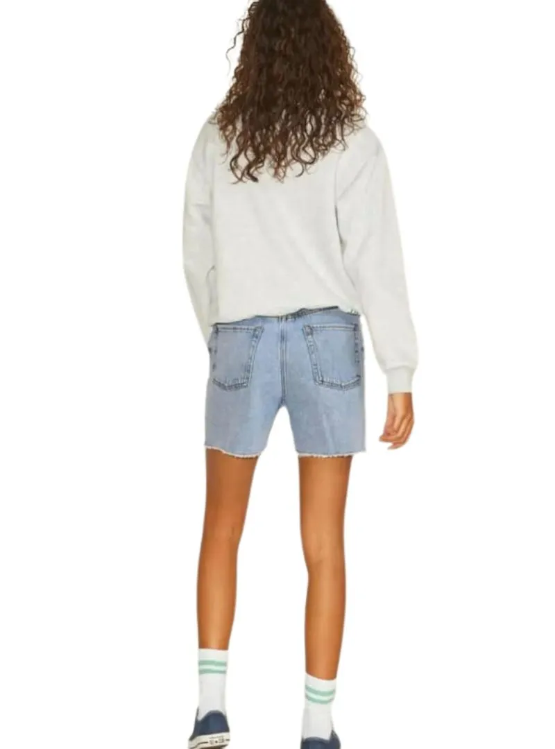 MICA FRAYED BOTTOM HIGH WAIST SHORTS sold by FBO product image thumbnail 3