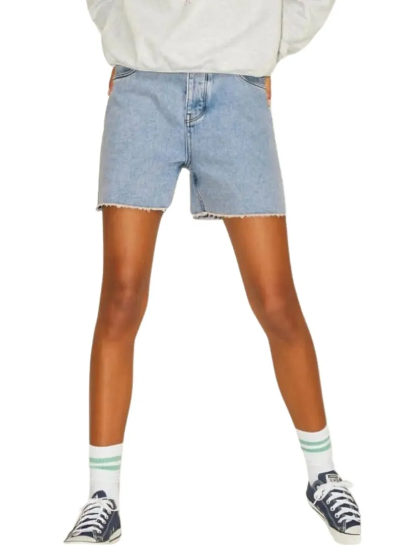 MICA FRAYED BOTTOM HIGH WAIST SHORTS sold by FBO product image thumbnail 2